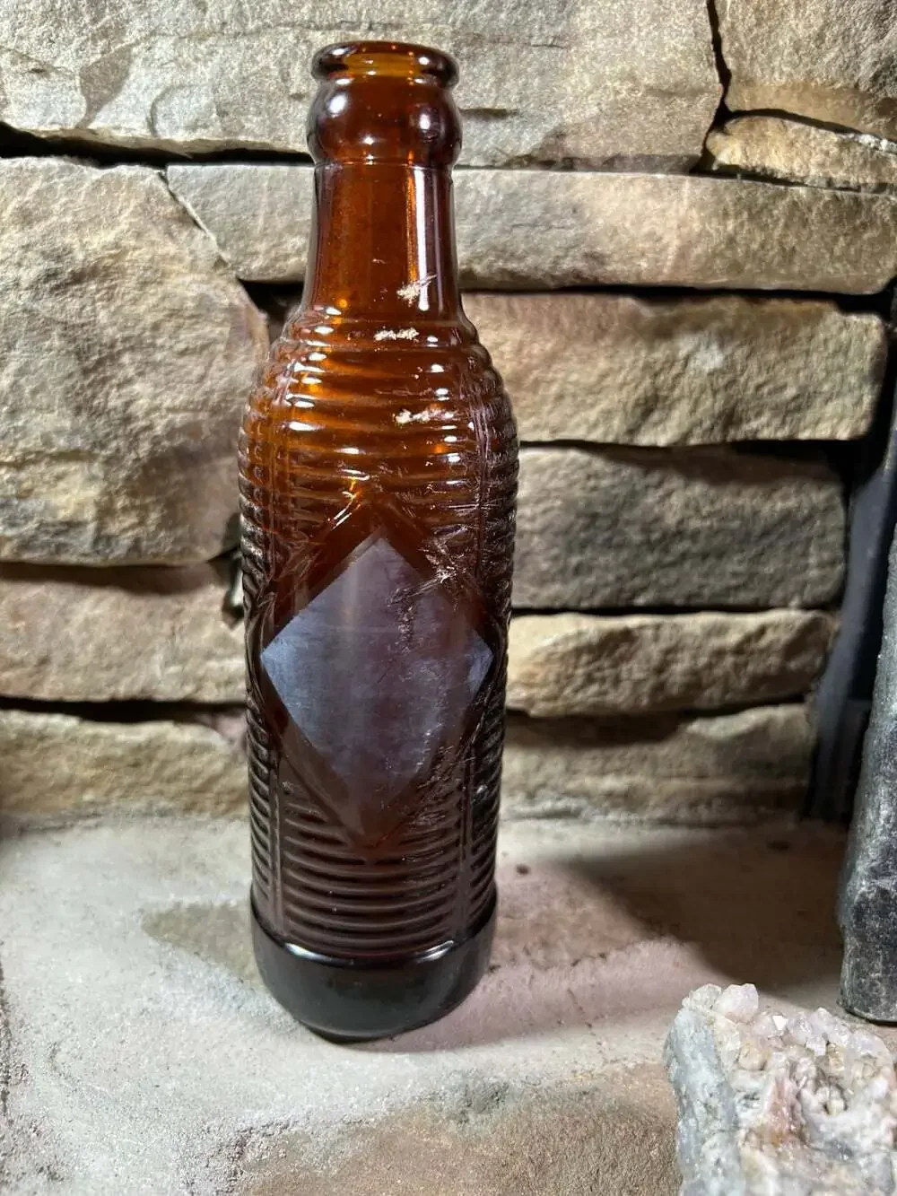 1955 Louisville Lexington Kentucky ORANGE CRUSH Soda Bottle John G. Epping 7 oz